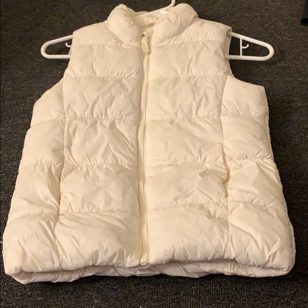 White jacket vest